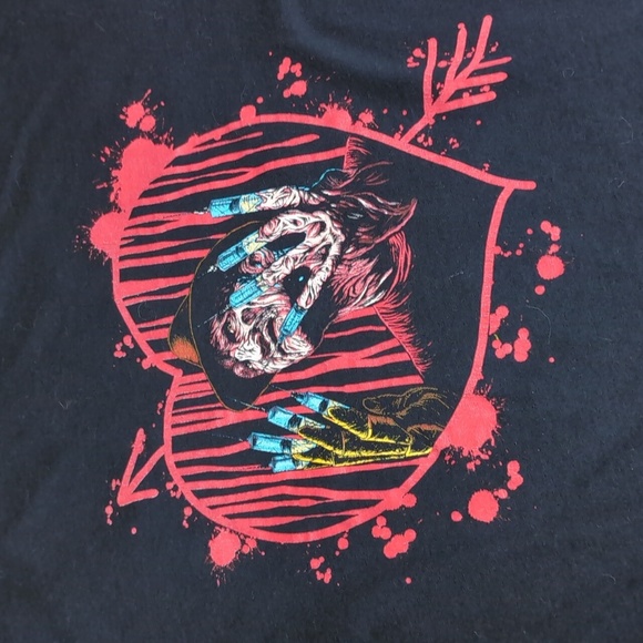 Monster Tease Freddy Krueger Nightmare on Elm Street Horror T-shirt Size XL - Picture 2 of 5